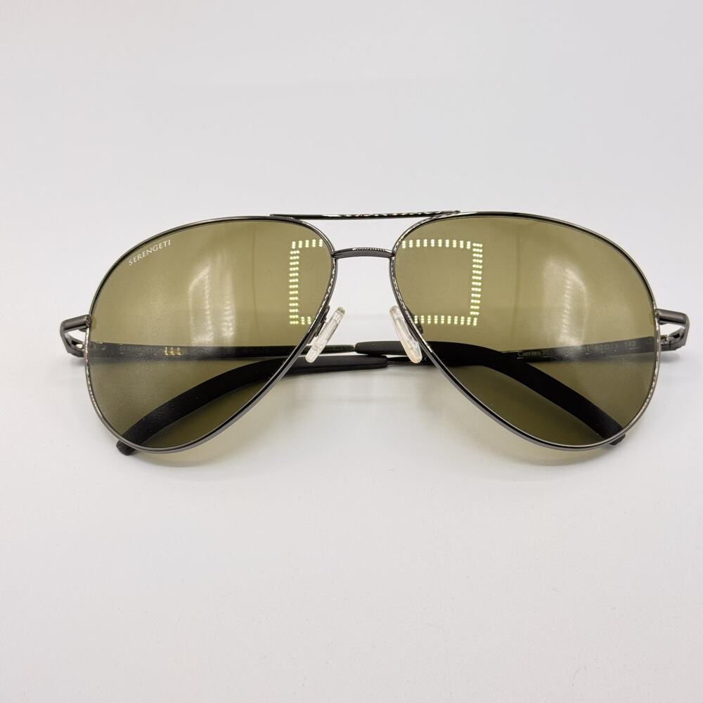 Serengeti Sunglasses CARRARA XL SS757001 Gunmetal Frame Mineral POLARIZED Lens